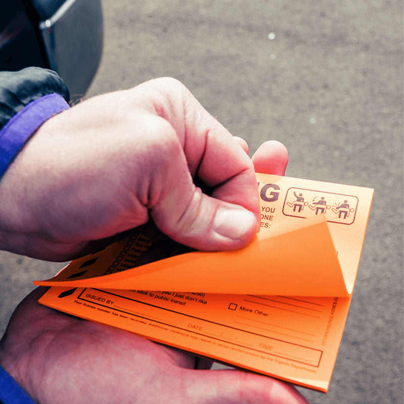  | front_view.JPG | Front view of Pit Viper Pranks: Parking Tickets on white background