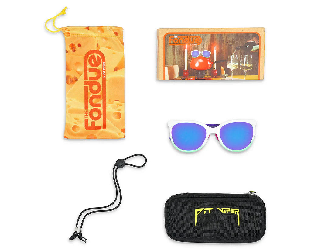The Bonaire Breeze Fondue - Blue-Purple - Package contents