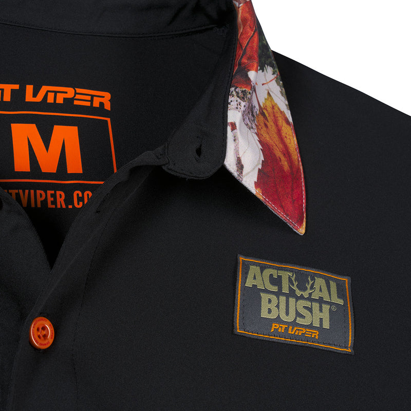 | im_ready_for_my_closeup.JPG | The Actualbush Tech Polo, quarter button up shirt from Pit Viper