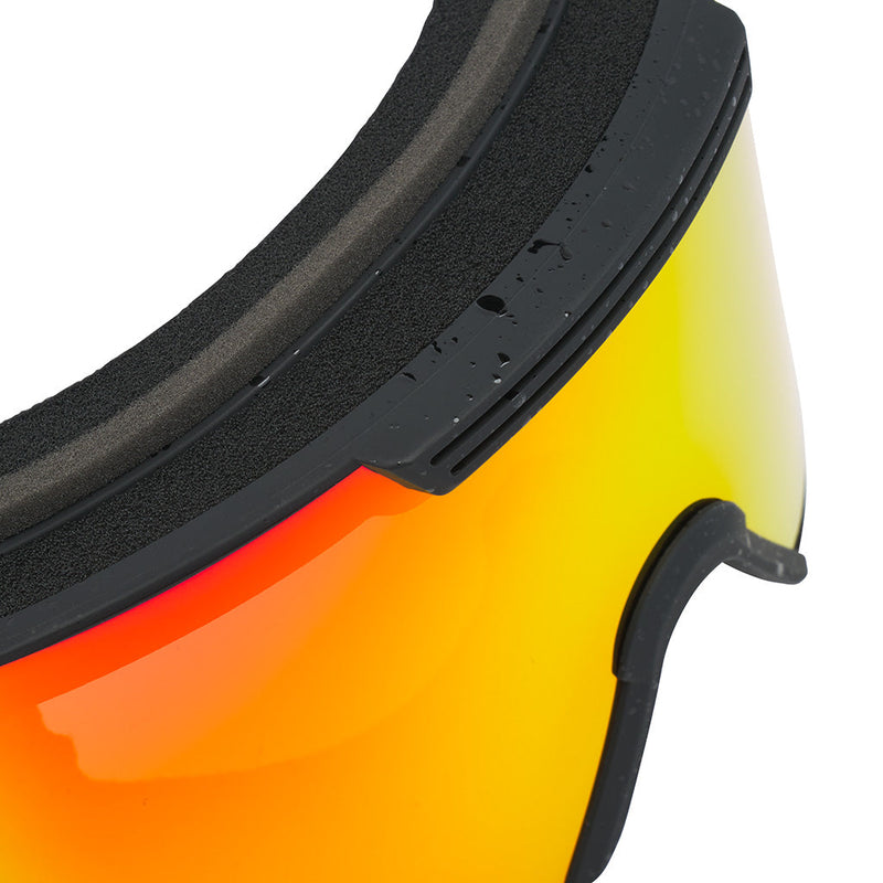 Red / Small | im_ready_for_my_closeup.JPG | Studio view of The Power Surge Backslap Goggle with red / small lens
