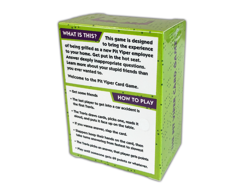  | packaging.JPG | Packaging box for The Pit Viper Card Game
