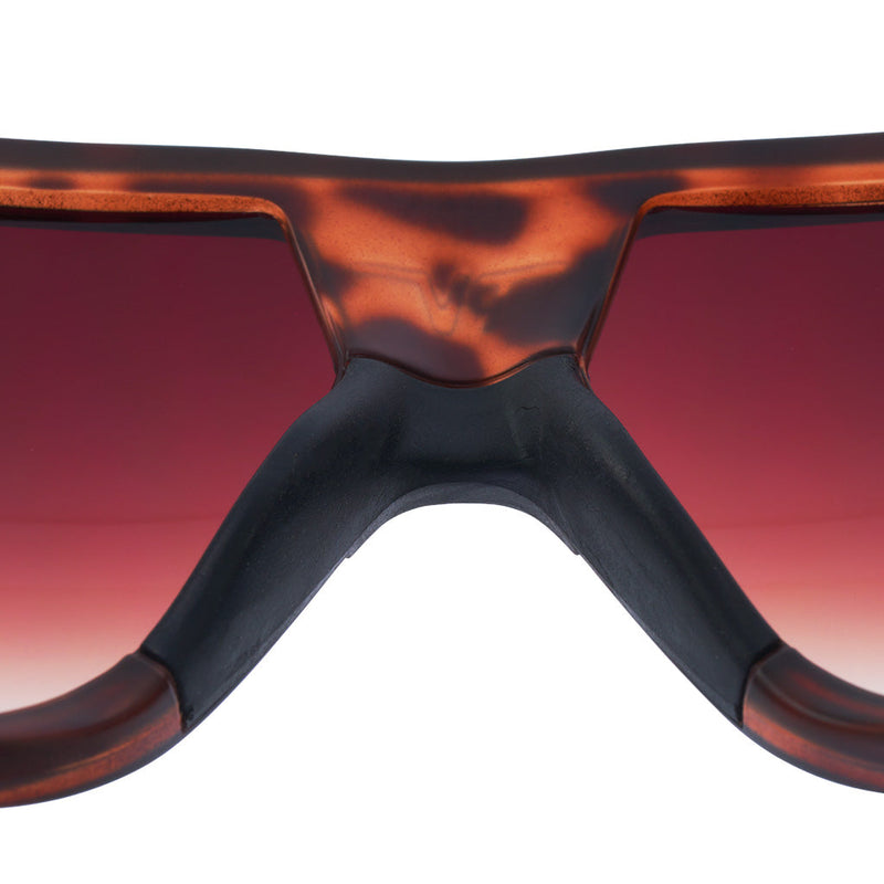 / Brown Fade | gotcha_nose.JPG | Close-up detail view of The Landlocked Flight Opticsss! with Brown Fade lens