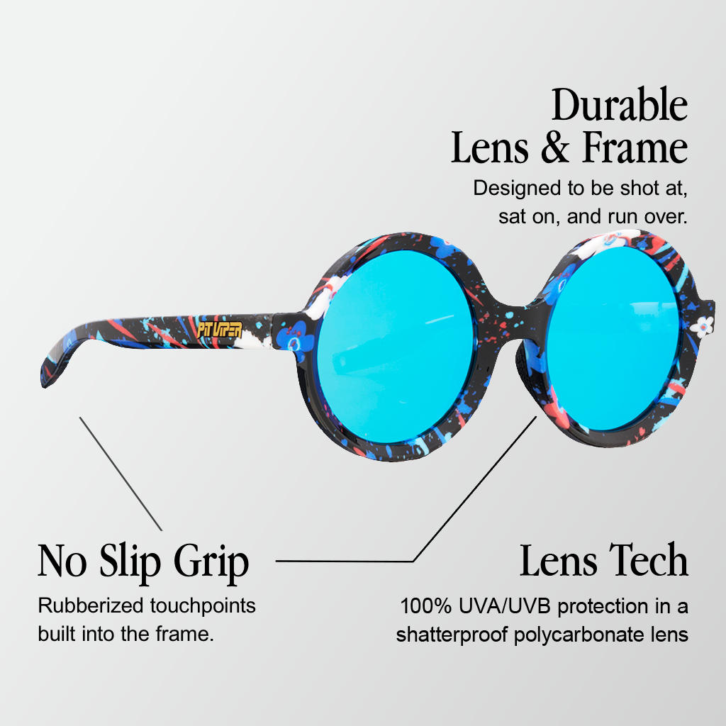The Blacking Out Mooner - Smoke - Lens and frame technology