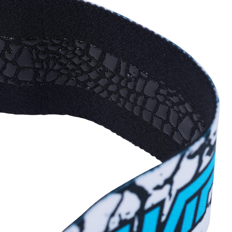 Blue / Small | it_the_strap.JPG | Studio view of The Miami Nights French Fry Goggle with blue / small lens