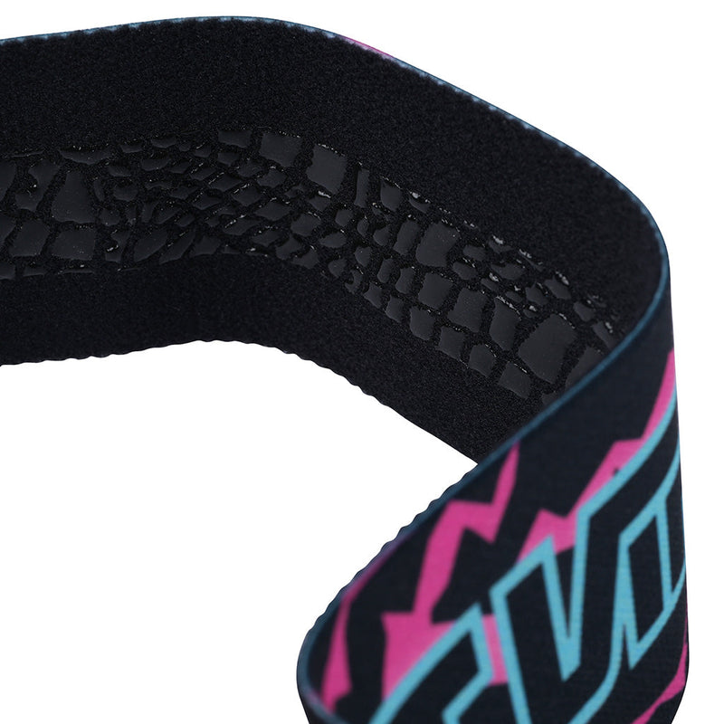 Blue-Green / Large | it_the_strap.JPG | Angled view of The Midnight French Fry Goggle with Blue-Green lens on white background