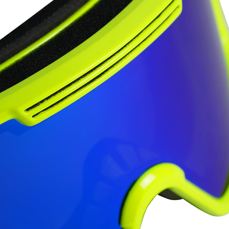 Blue-Purple / Small | thats_why_i_took_all_these_photos.JPG | Studio view of The Sludge French Fry Goggle with blue-purple / small lens