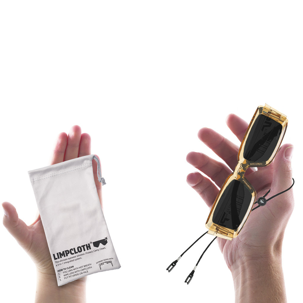 The Nude Beach Low Bones - HDPV Polarized Smoke - Package contents