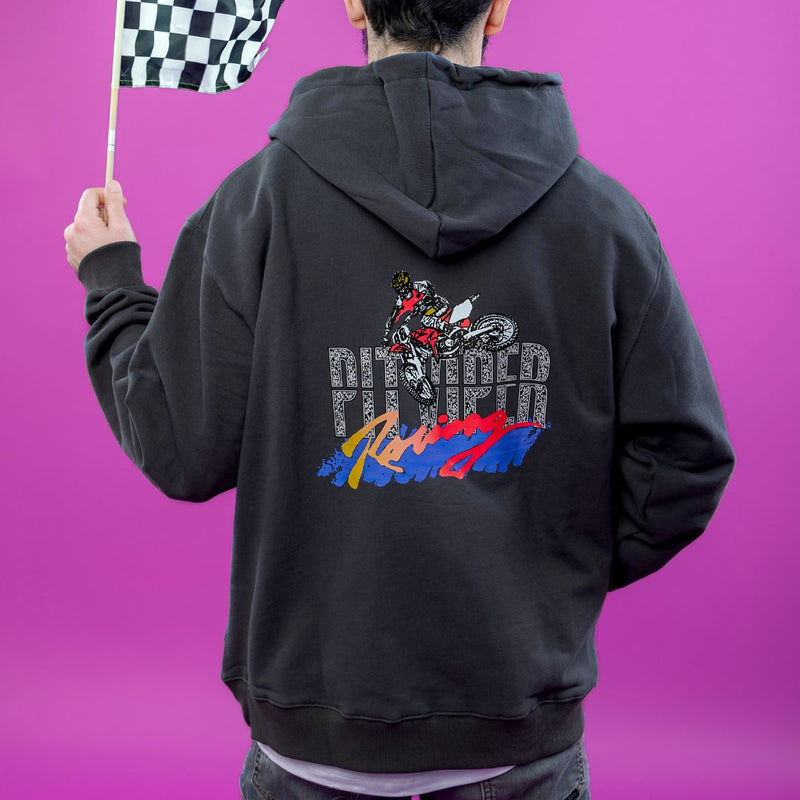  | pssst.JPG | Front view of Pit Viper Racing Hoodie on white background