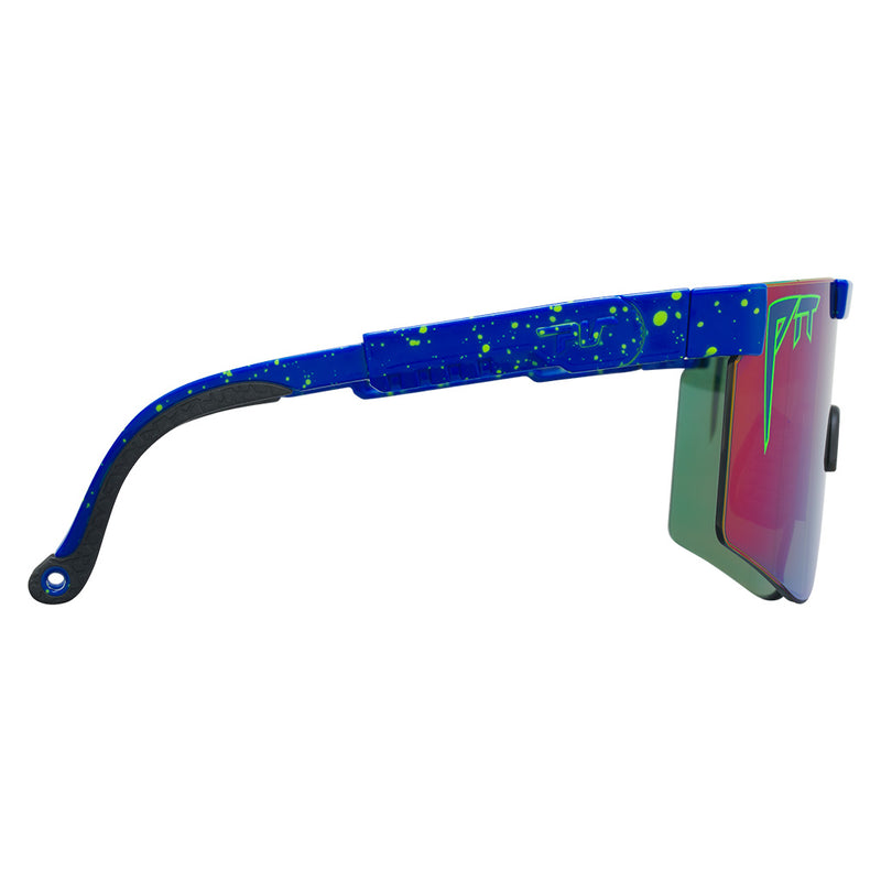/ Blue-Green | organizing.JPG | Angled view of The Leonardo Junior with blue-green lens on white background