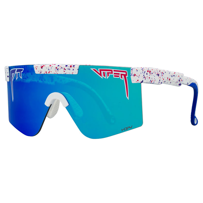 / HDPV Polarized Blue | and_folded_the_laundry.JPG | Angled view of The Merika Junior with hdpv polarized blue lens on white background