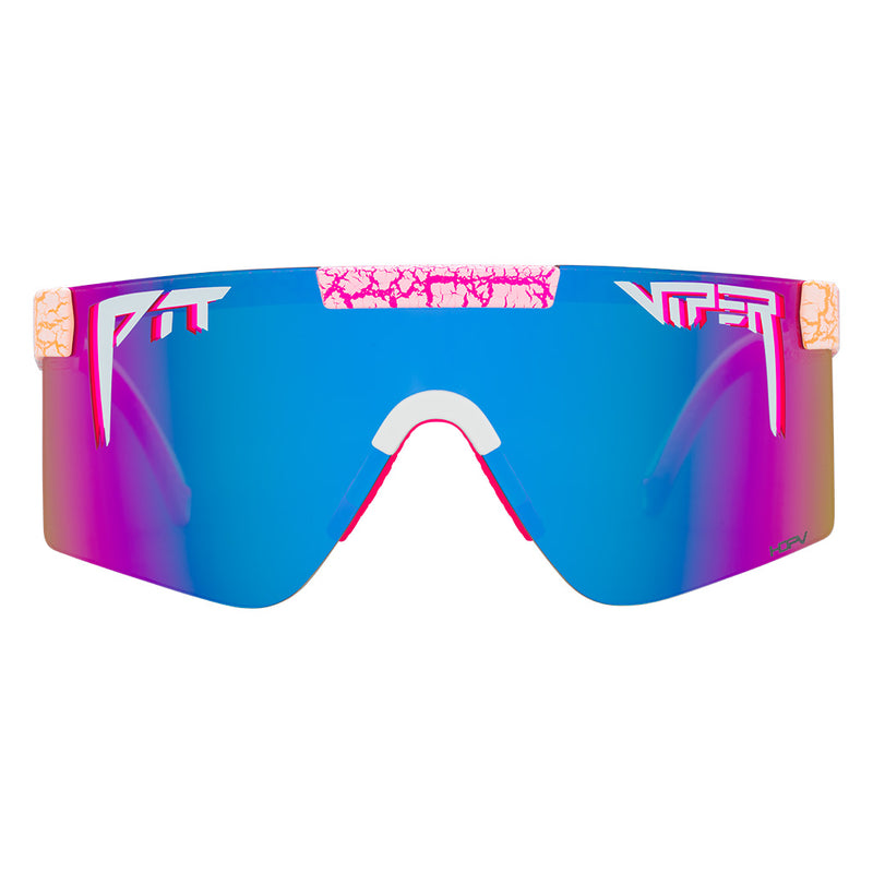 HDPV Polarized Blue-Purple / Regular | full_frontal.JPG | Front view of The Aftershock Original 2.0 with hdpv polarized blue-purple / regular lens on white background