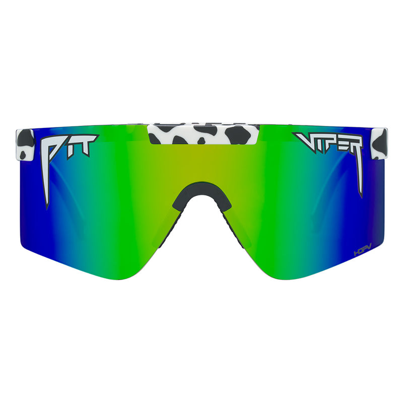 HDPV Polarized Blue-Green / Regular | full_frontal.JPG | Front view of The Cowabunga Original 2.0 with hdpv polarized blue-green / regular lens on white background