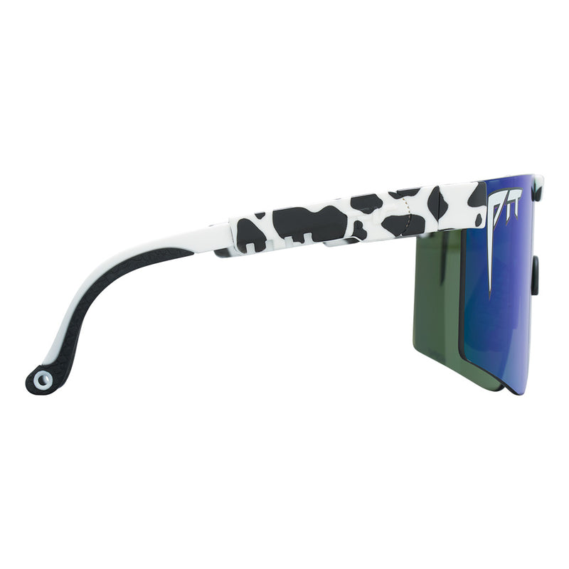 HDPV Polarized Blue-Green / Regular | even_more_side_view.JPG | Angled view of The Cowabunga Original 2.0 with hdpv polarized blue-green / regular lens on white background