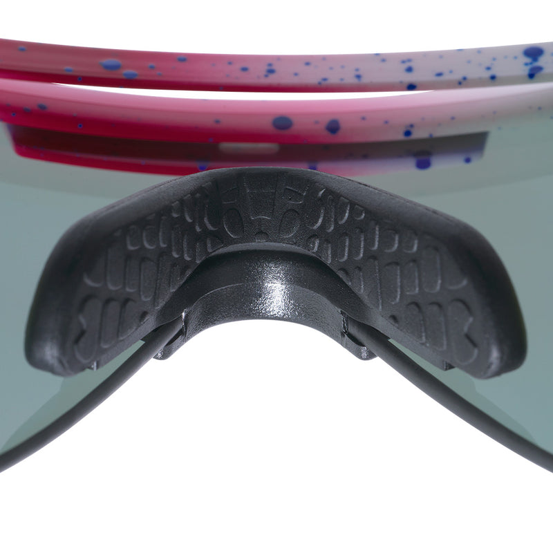 HDPV Polarized Blue / Regular | gotcha_nose.JPG | Studio view of The Firecracker Original 2.0 with hdpv polarized blue / regular lens