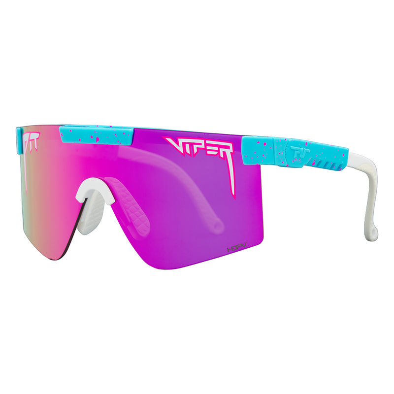 HDPV Polarized Pink / Regular | side_view.JPG | Angled view of The Gobby Original 2.0 with hdpv polarized pink / regular lens on white background