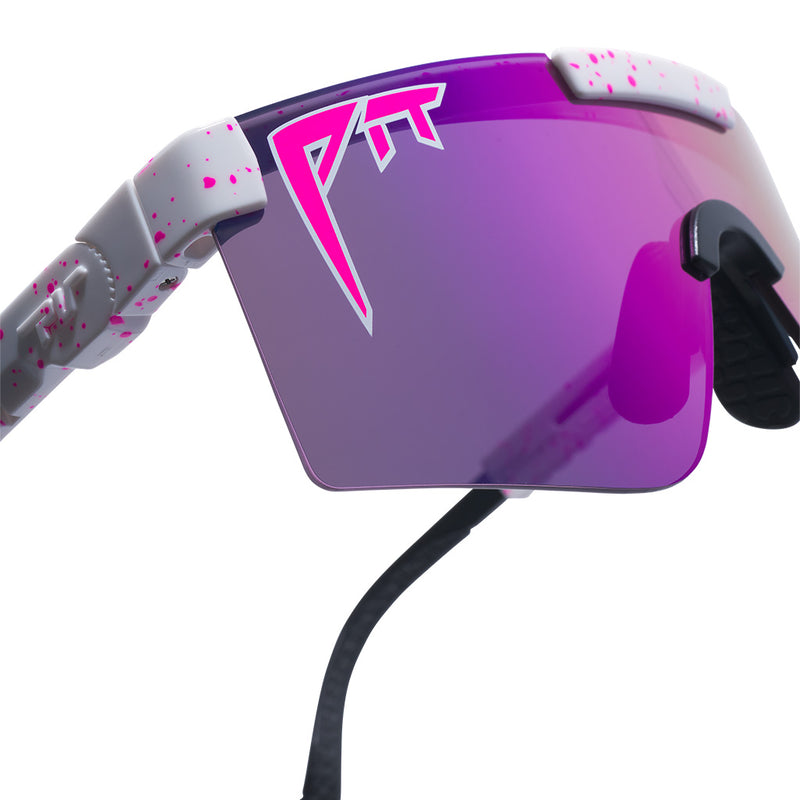 HDPV Polarized Pink-Purple / Regular | im_ready_for_my_closeup.JPG | Angled view of The LA Brights Original 2.0 with hdpv polarized pink-purple / regular lens on white background