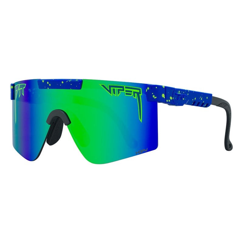 HDPV Polarized Blue-Green / Regular | side_view.JPG | Angled view of The Leonardo Original 2.0 with hdpv polarized blue-green / regular lens on white background