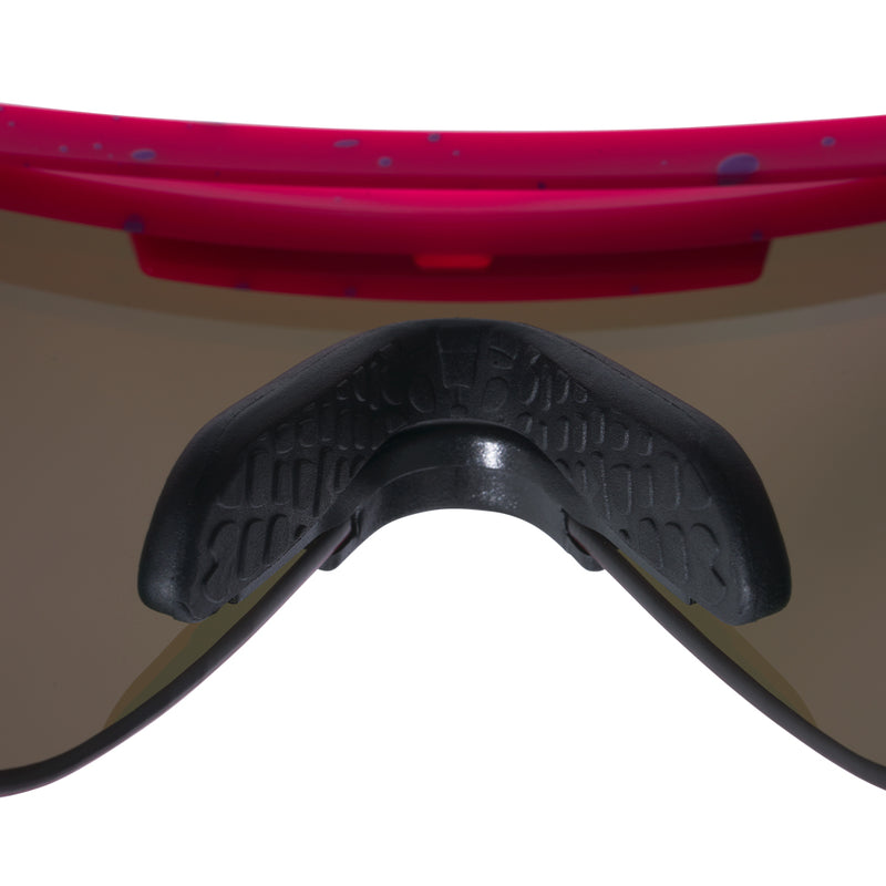 HDPV Polarized Rainbow / Regular | gotcha_nose.JPG | Studio view of The Radical Original 2.0 with hdpv polarized rainbow / regular lens