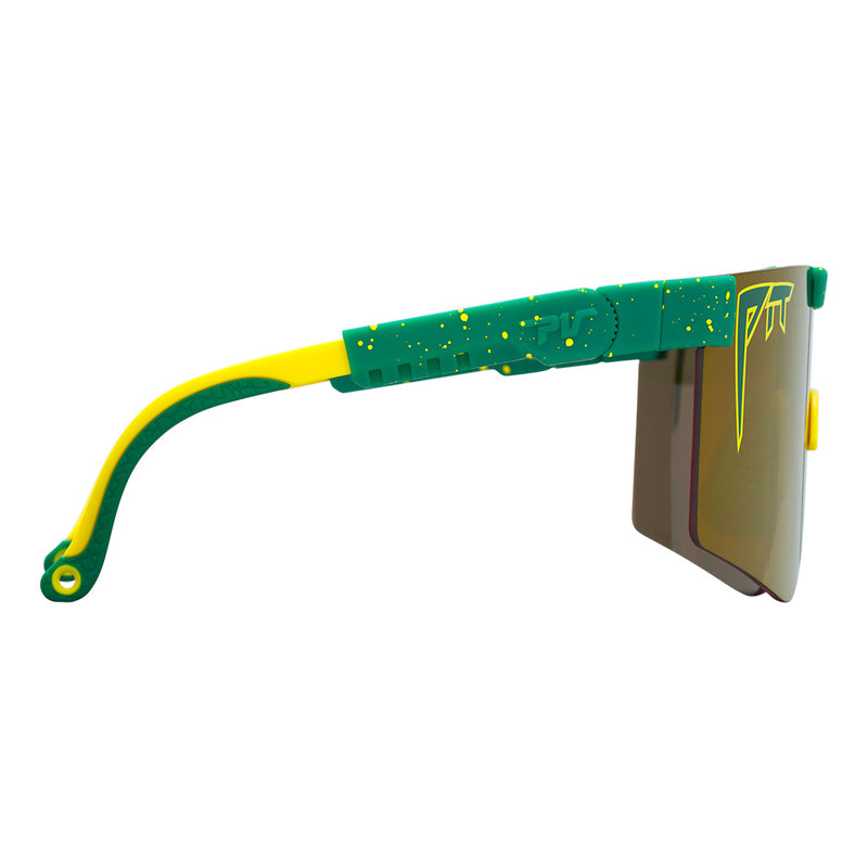 HDPV Polarized Gold / Regular | even_more_side_view.JPG | Angled view of The Straya Original 2.0 with hdpv polarized gold / regular lens on white background