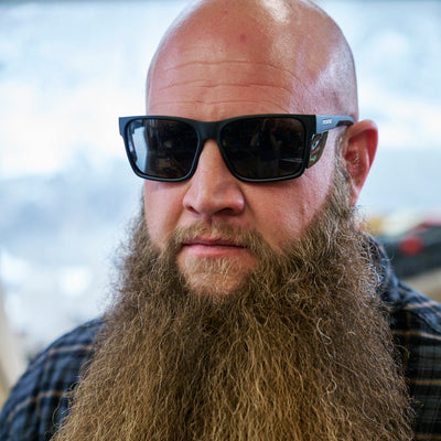 / Z87+ HDPV Polarized Smoke | photo_of_person.jpg | Person wearing The Exec Revlock with Z87+ HDPV Polarized Smoke lens