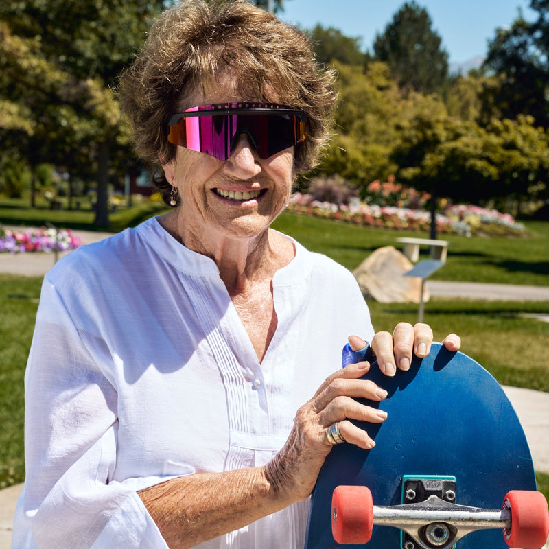  | trevor's_grandmother.JPG | Person wearing The Exec Skysurfer Extreme sunglasses