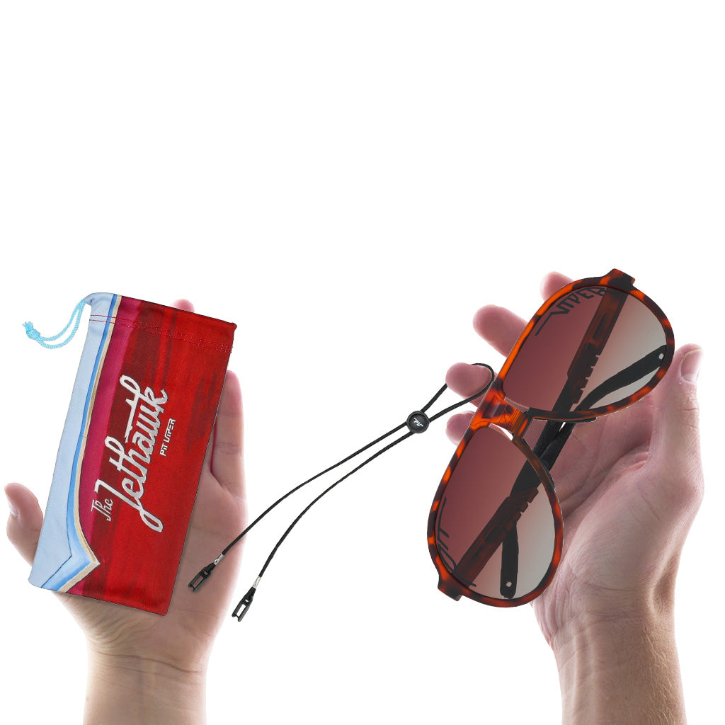 The Landlocked Jethawk - Polarized Brown Fade - Package contents