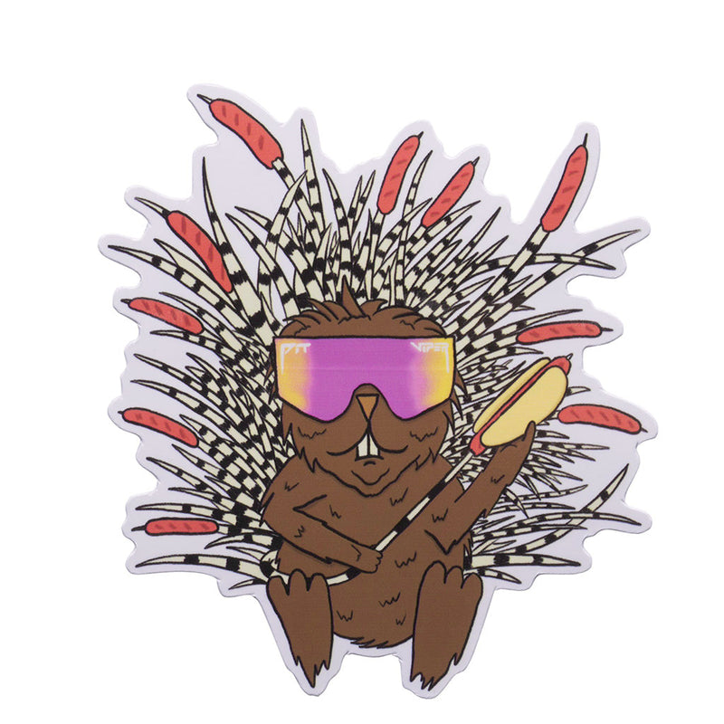  | porcupine-glizzy.JPG | The Party Animal Sticker Pack from Pit Viper