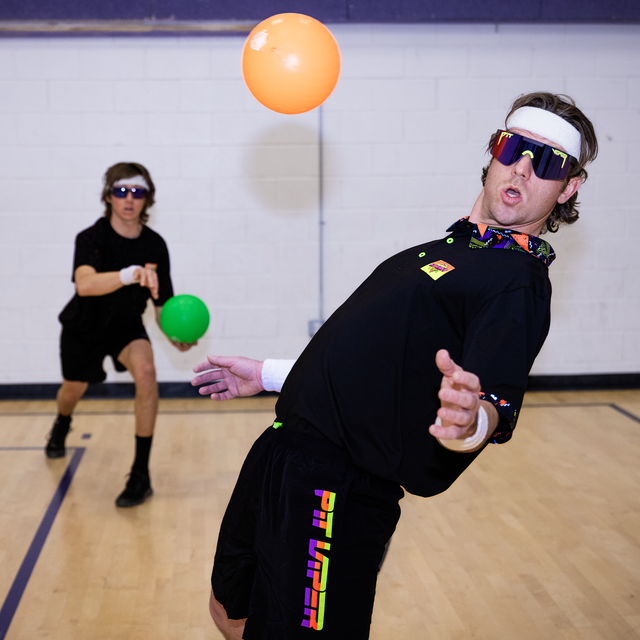 HDPV Polarized Pink-Purple / Wide | photo_of_person.JPG | The Electroshock Original 2.0 sunglasses from Pit Viper