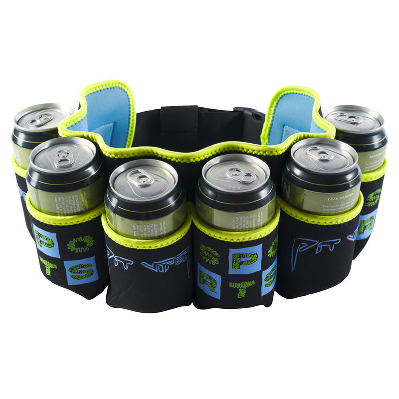  | AHHH.JPG | Front view of Rec Center Butt Bar Beer Belt on white background