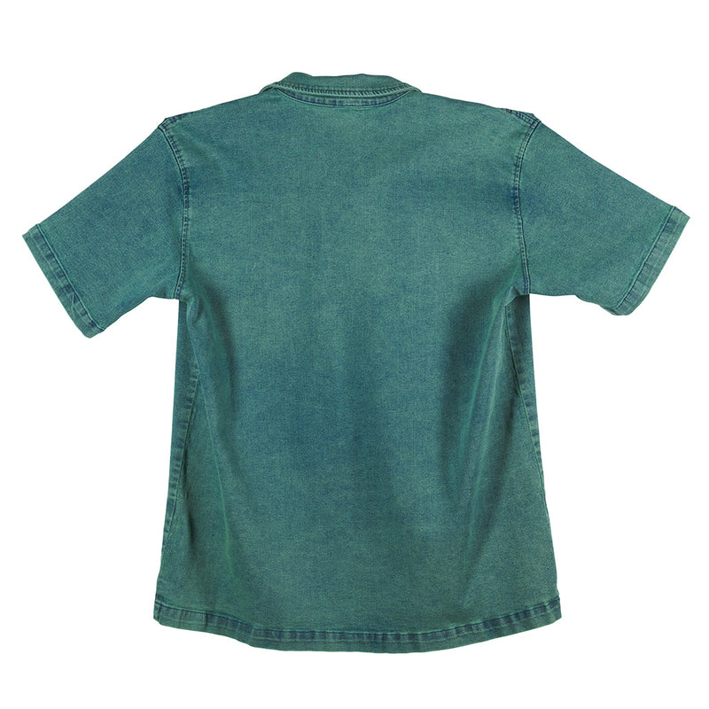  | it_the_back.JPG | The Rec Center Sport Denim Short Sleeve shirt, button down, stretchy shirt from Pit Viper