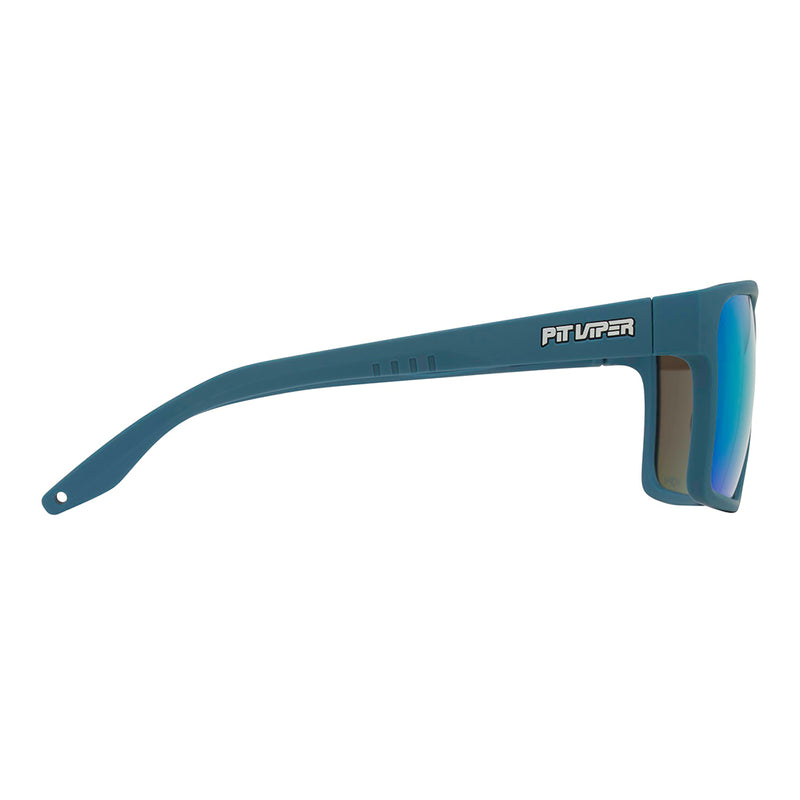 / Z87+ HDPV Polarized Blue-Green | even_more_side_view.jpg | Studio view of The Spackler Revlock with z87+ hdpv polarized blue-green lens