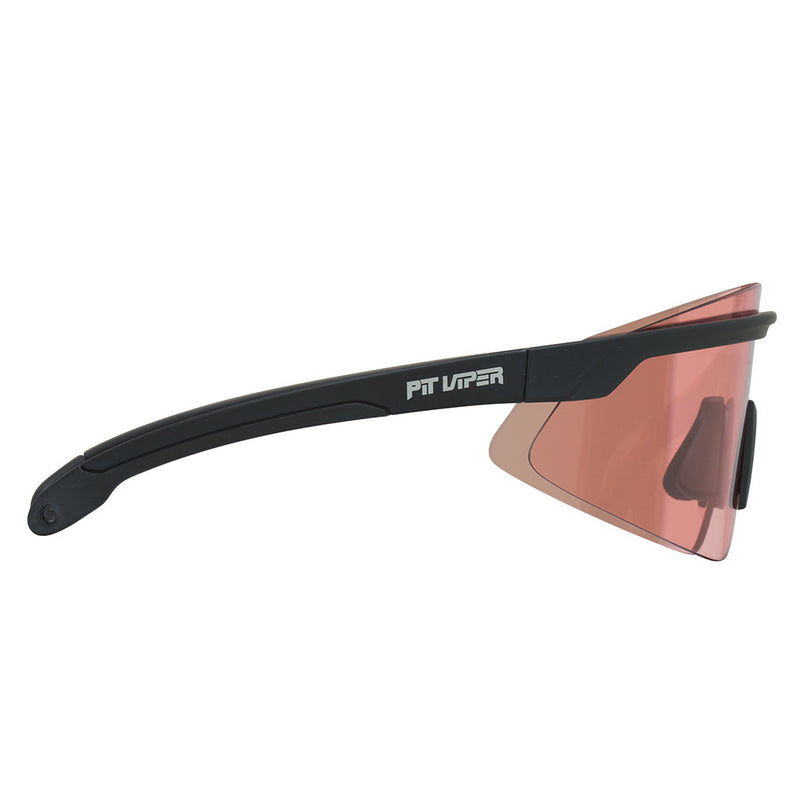 / Photochromic Rose | even_more_side_view.JPG | Angled view of The Exec Skysurfer with photochromic rose lens on white background