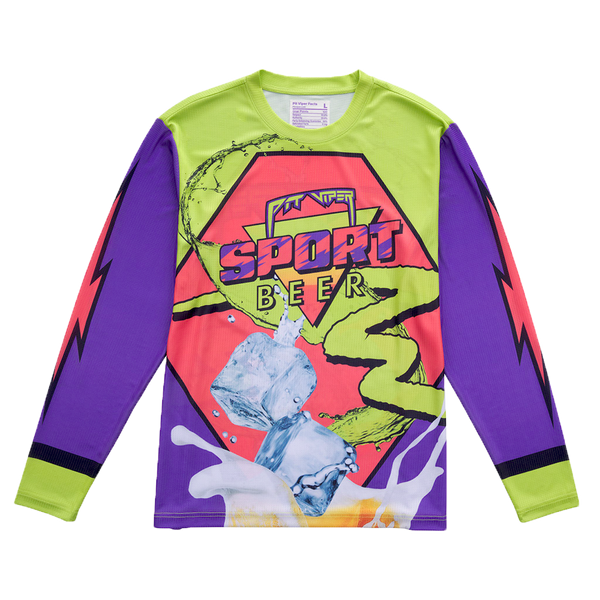 | full_frontal.jpg | The Sport Beer Sweat Tech Shirt from Pit Viper