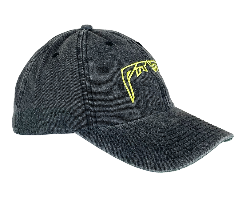  | here.JPG | Angled view of Stepdad Hat on white background