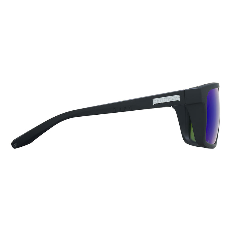 / HDPV Polarized Blue-Green | even_more_side_view.JPG | Angled view of The Bio Exec Turboshaft with hdpv polarized blue-green lens on white background