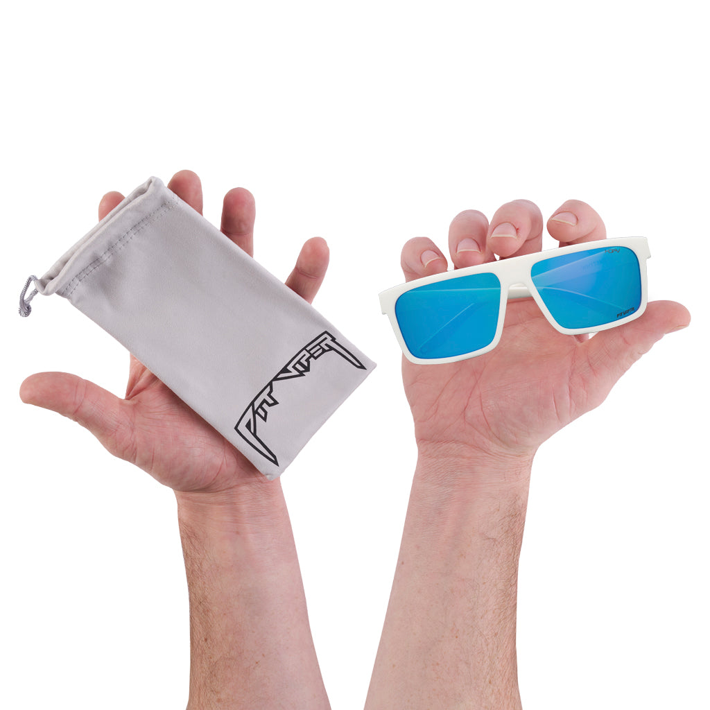 The Miami Nights Turboshaft - HDPV Polarized Blue-Purple - Package contents