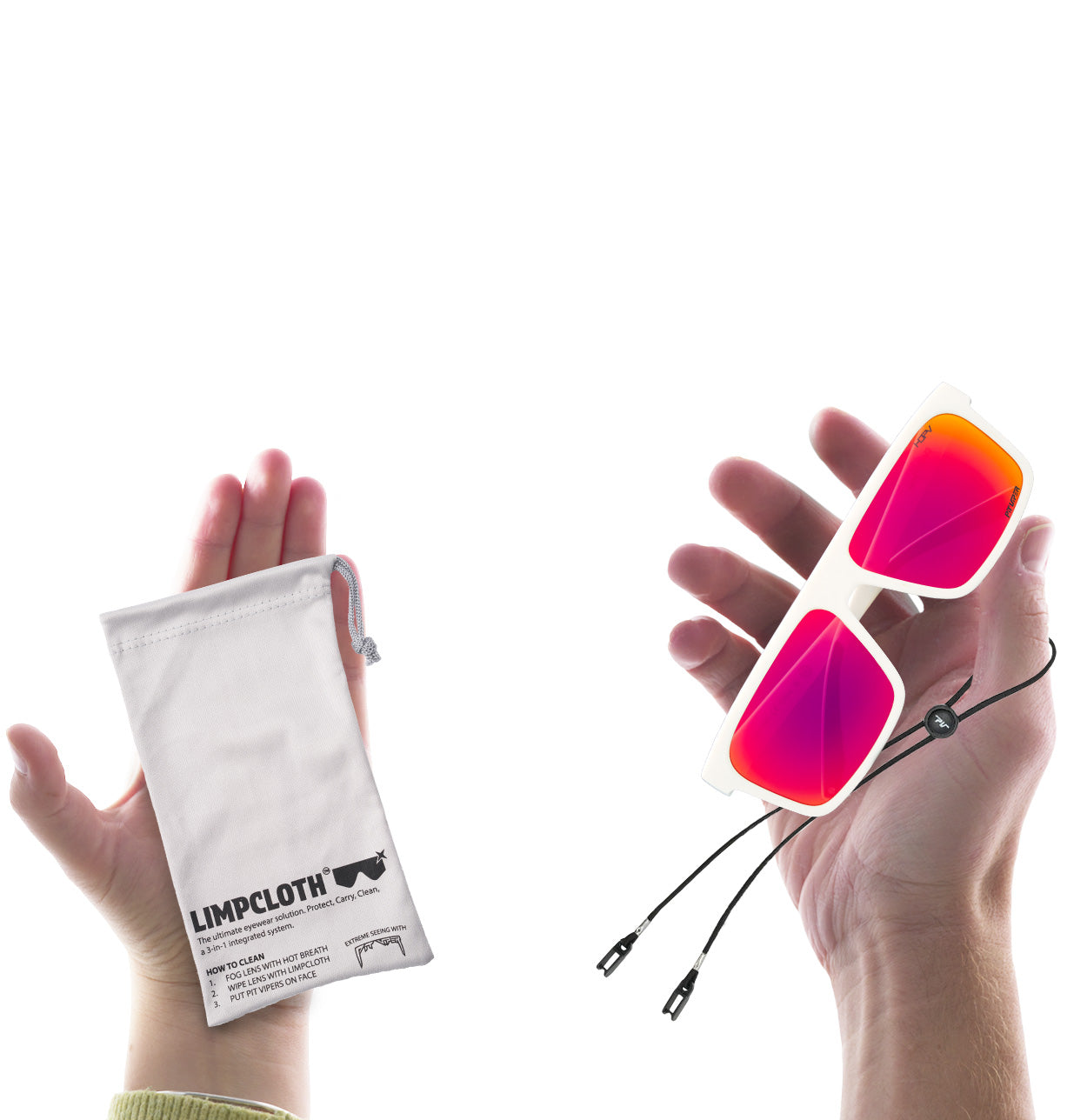 The Miami Nights Turboshaft - HDPV Polarized Red - Package contents