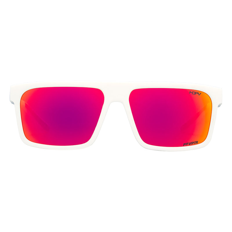 / HDPV Polarized Red | full_frontal.JPG | Front view of The Miami Nights Turboshaft with hdpv polarized red lens on white background