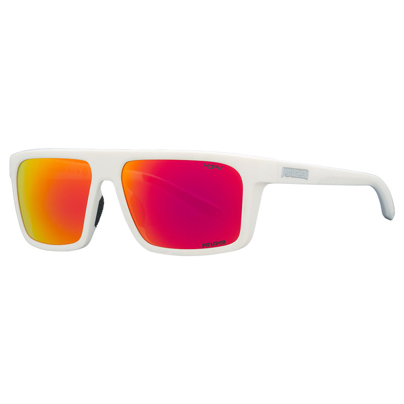 / HDPV Polarized Red | side_view.JPG | Angled view of The Miami Nights Turboshaft with hdpv polarized red lens on white background
