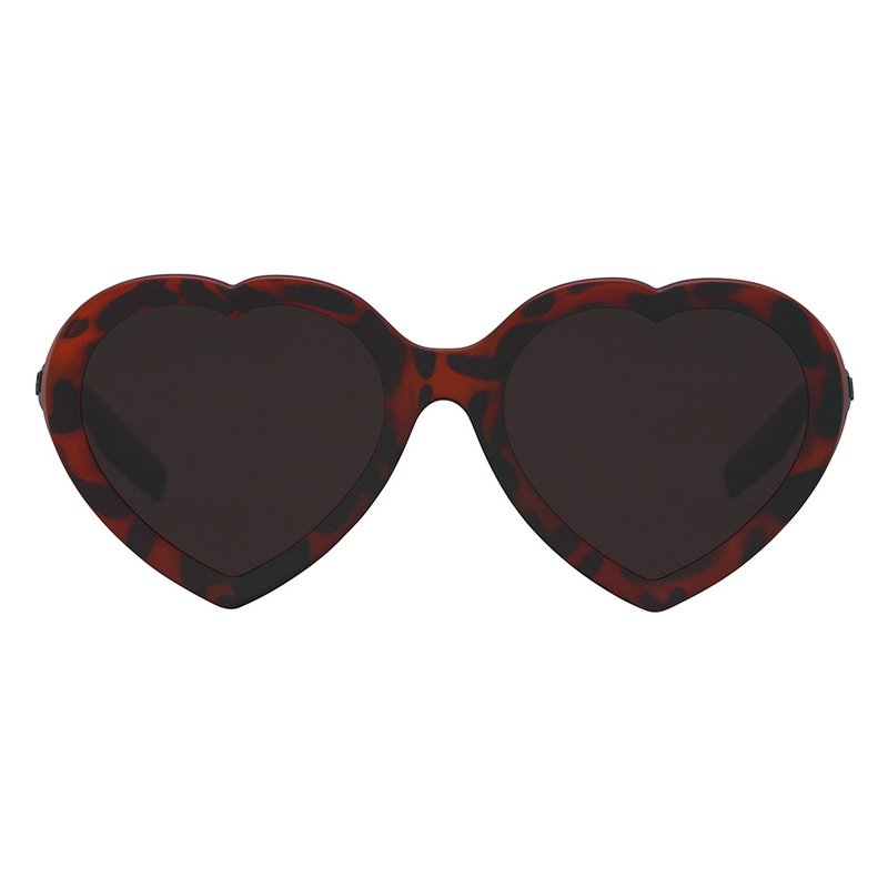  | full_frontal.JPG | The Landlocked Admirer from Pit Viper, tortoiseshell heart shaped sunglasses