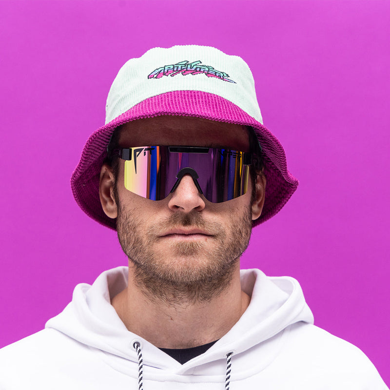  | orange.JPG | Person wearing Artificial Groomer Bucket Hat sunglasses