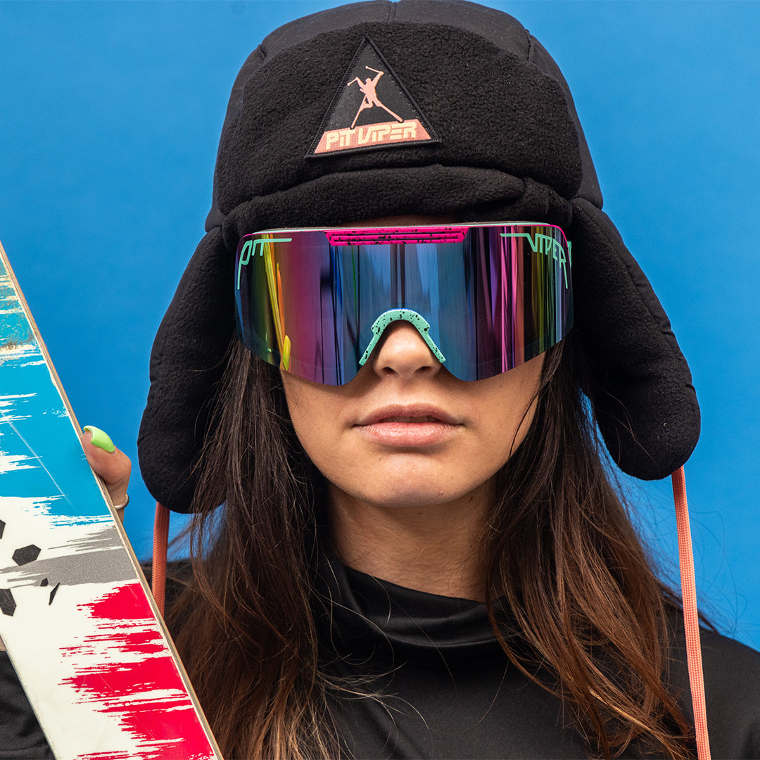 pit viper ski goggles The Artificial Synthesizer Roeckl Lammfell Handschuhe Helsinki Winter for Gloves Size:Medium-R stable contact even in