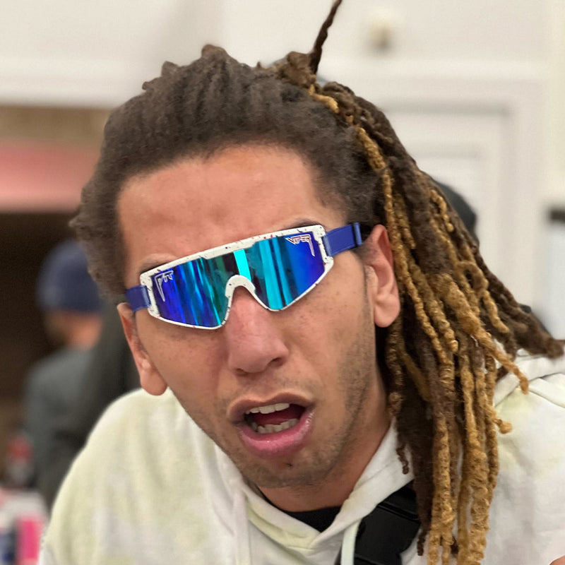  | no_problem.JPG | Adult male wearing The Merika Baby Vipes from Pit Viper Sunglasses