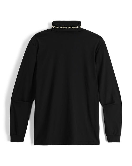 LONGBIDA Women's Slim fit Long Sleeve Turtleneck Glitter Tee