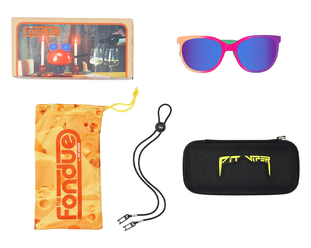 The Copacabana Fondue - Blue-Purple - Package contents
