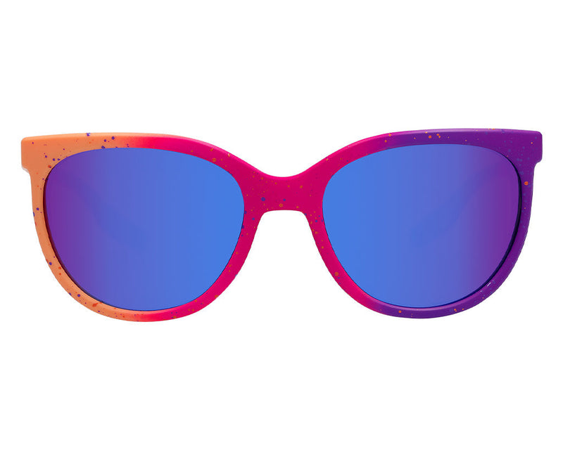 / Blue-Purple | pleeeease.JPG | Front view of The Copacabana Fondue with blue-purple lens on white background