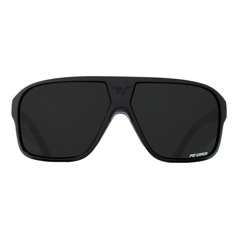 / Polarized Smoke | full_frontal.JPG | Close-up of The Exec Flight Optics replacement lens with polarized smoke lens