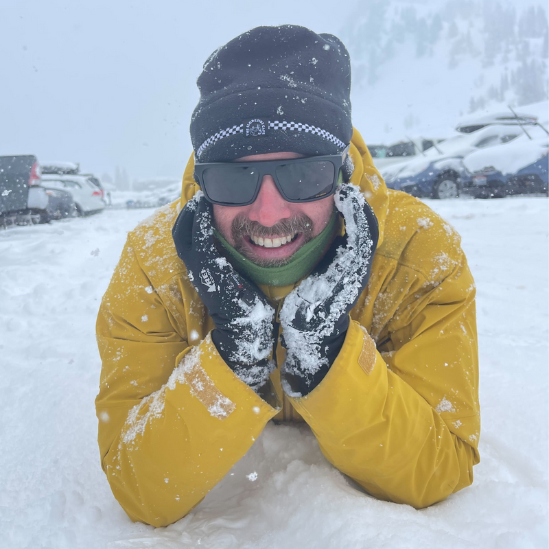 / HDPV Polarized Smoke | photo_of_person.JPG | Person wearing The Exec Turboshaft with HDPV Polarized Smoke lens