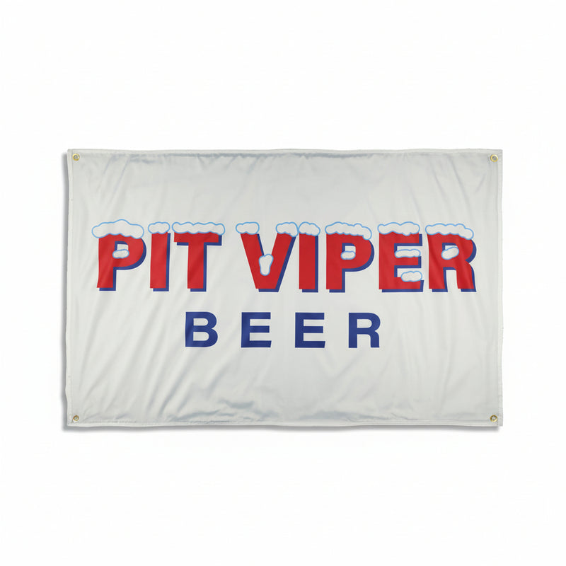 | front_view.JPG | Front view of Beer Flag on white background