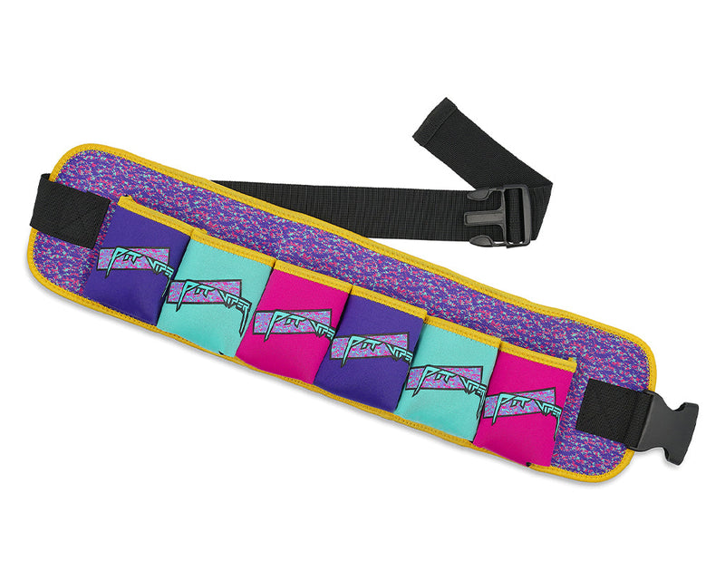  | side_view.JPG | Side view of Fun Rug Butt Bar Beer Belt on white background